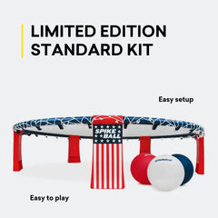 Spikeball Original Stars Stripes Edition outdoor setup for fast, engaging rounds
