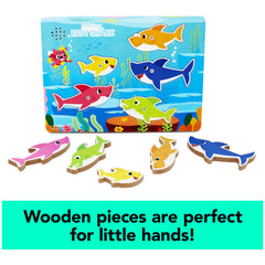 Ideal for ages two and up, this wooden puzzle promotes hands-on learning and focus.