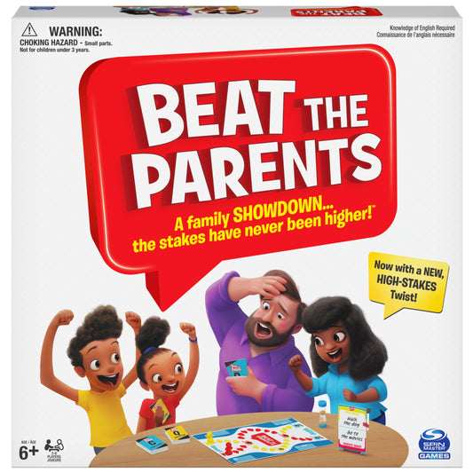 Spin Master Beat the Parents board ready for a lively family trivia showdown