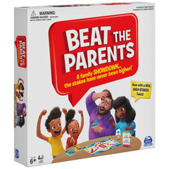 Spin Master Beat the Parents included items arranged for setup