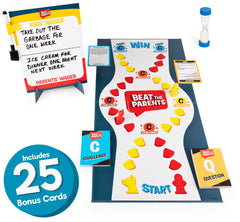 Beat The Parents trivia cards for cross-generation challenges