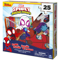 Spin Master Spidey puzzle bright colors encourage storytelling and imagination.