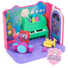 Spin Master Gabby’s Dollhouse Groovy Music Room jukebox that folds into a karaoke stage