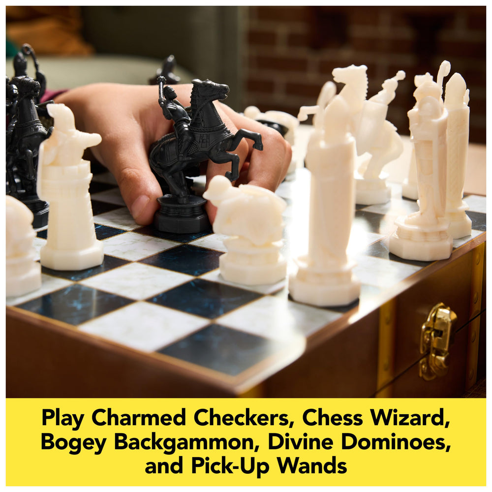 Spin Master Games Chess Wizard set blends strategy with magical theme for exciting battles.