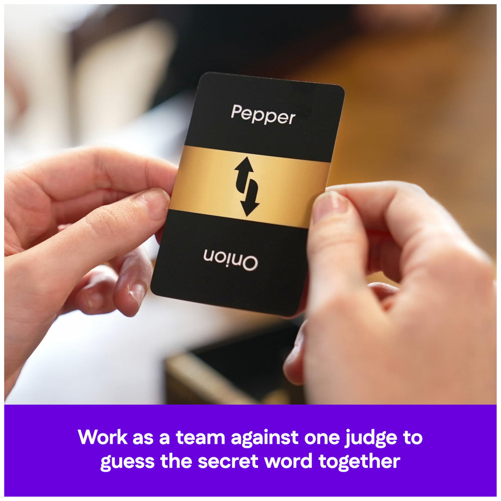 Spin Master Games grid cards help teams organize clues during play.