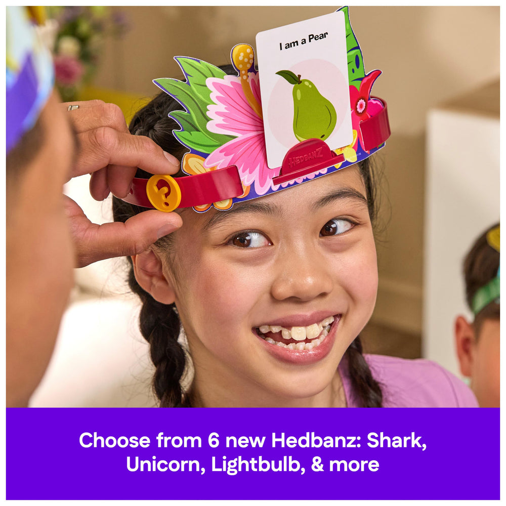 Spin Master Hedbanz 3rd Edition timer helps pace quick rounds during family game night.