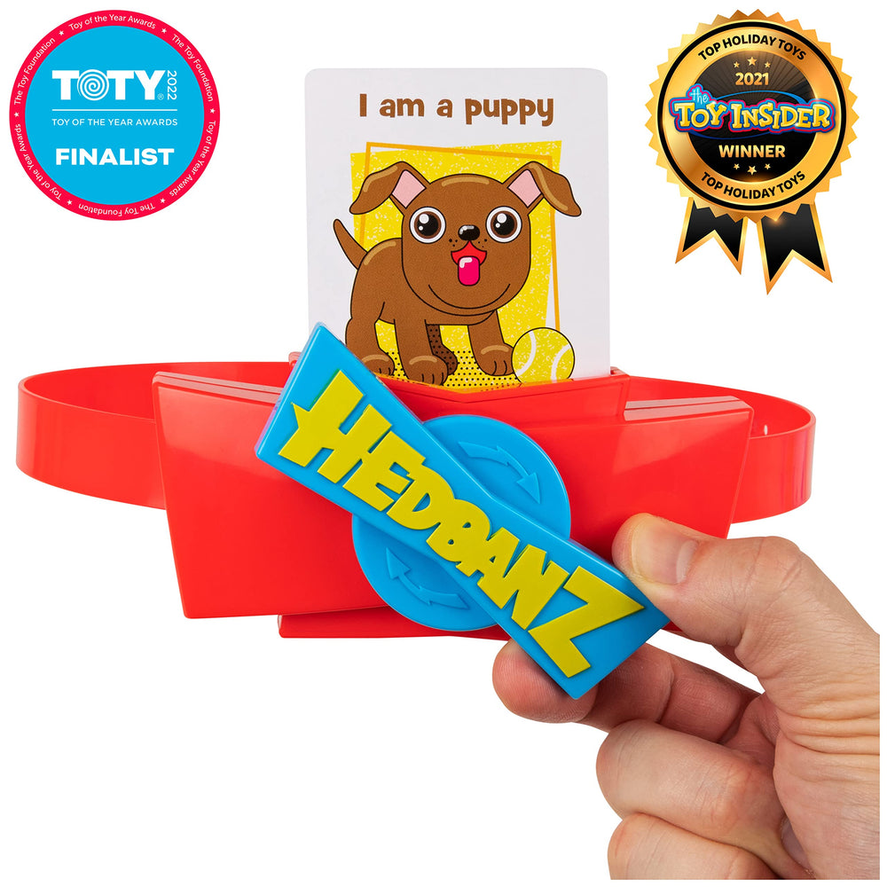 Spin Master Hedbanz Blast Off bonus cards ready to extend rounds.