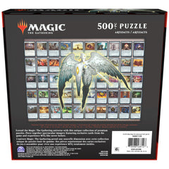 Assembled MTG Artifacts puzzle ready for display or framing