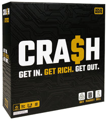 Spin Master Games SolidRoots Crash board illustrating fluctuating asset values for strategic play.