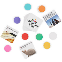 Spin Master Games Tag Someone Who party-night setup shows friends ready to play