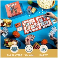 Spin Master Games Thief board layout shows a modular track for replayability.