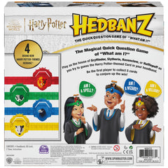 Hedbanz instruction sheet guiding easy setup and play.