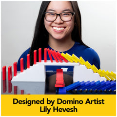 Lily Hevesh H5 Domino Creations includes 2 half-bridges and 3 fieldstarters.