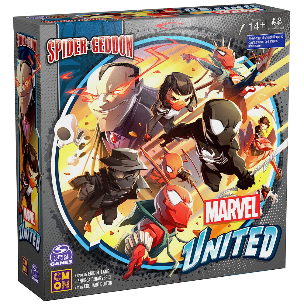 Spin Master Marvel United Spider-Geddon cover image, appealing to Spider-Verse fans.