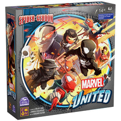 Spin Master Marvel United Spider-Geddon cover image, appealing to Spider-Verse fans.