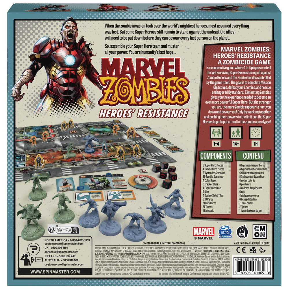 Spin Master Marvel Zombies: Heroes’ Resistance zombie standees intensify encounters as waves grow.