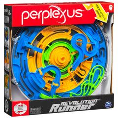 Spin Master Games Perplexus Revolution Runner instruction sheet guides setup and rules.