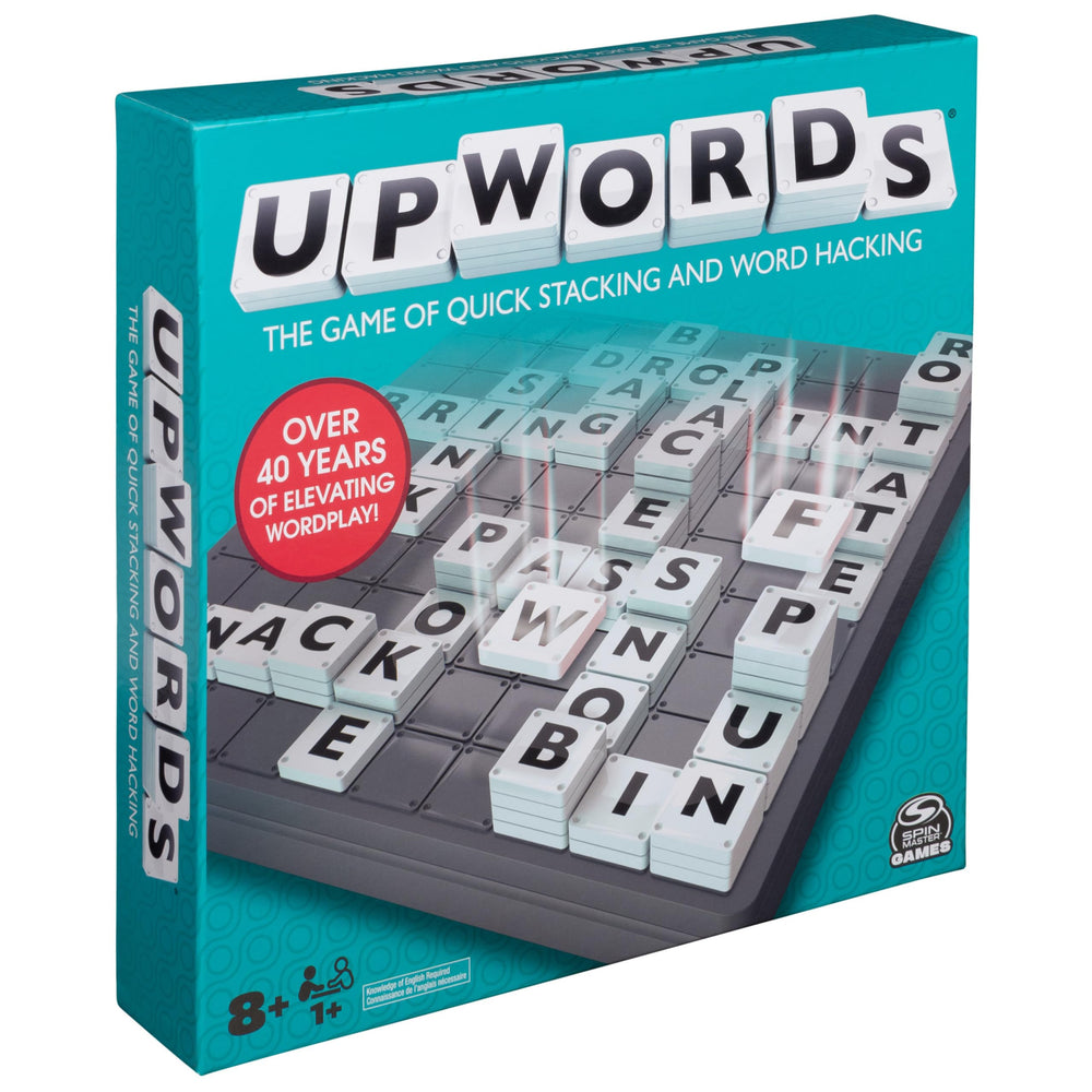 Tote bag and tiles from Spin Master Upwords for travel play