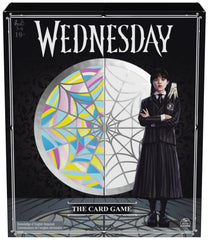 Spin Master Games Wednesday foil card cover with premium gothic artwork for fans.