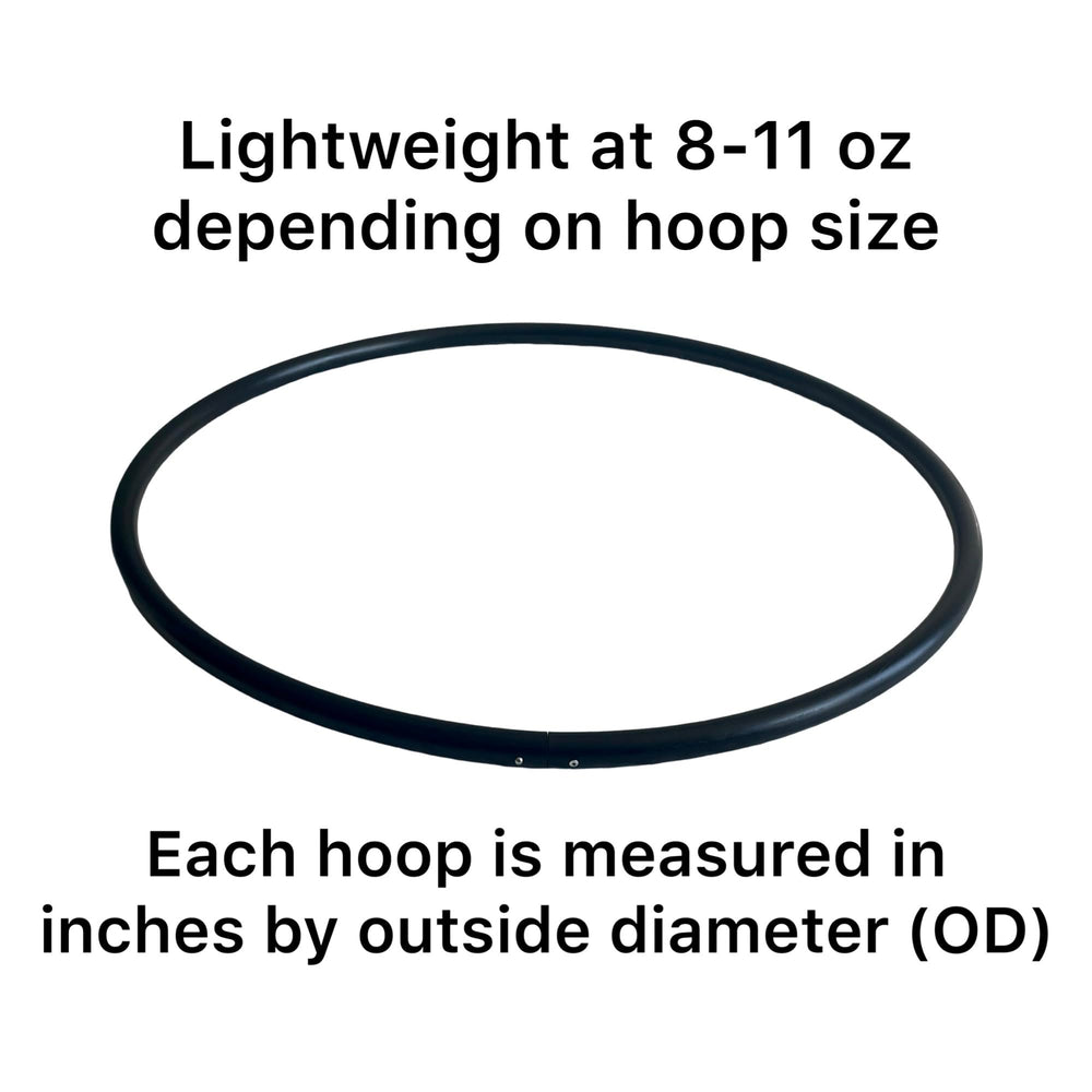 SpinMajik 36-inch hoop for adults and teens with dynamic dance potential.