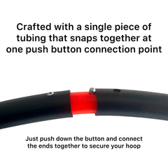 SpinMajik minimal bare-design hoop for distraction-free practice sessions.