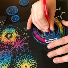 Sparkle scratch paper showcases shimmering lines and tactile art experiences