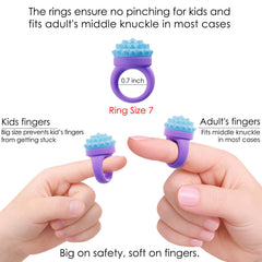 Spkwis fidget ring in vibrant colors to boost concentration