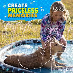 SplashEZ backyard scene showcasing summer fun for the family