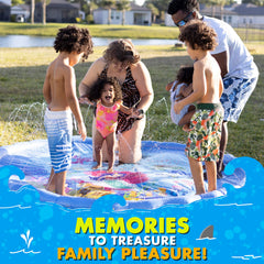 SplashEZ keeps pets and children cool during hot outdoor days.