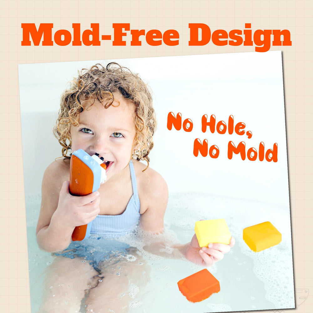 SplashEZ removable containers let kids stack and balance during bath fun