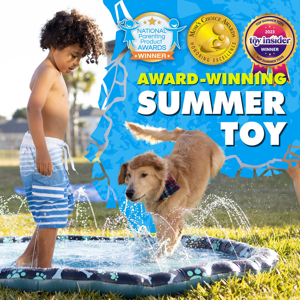 SplashEZ 69-inch play area shows spacious space for kids and pets