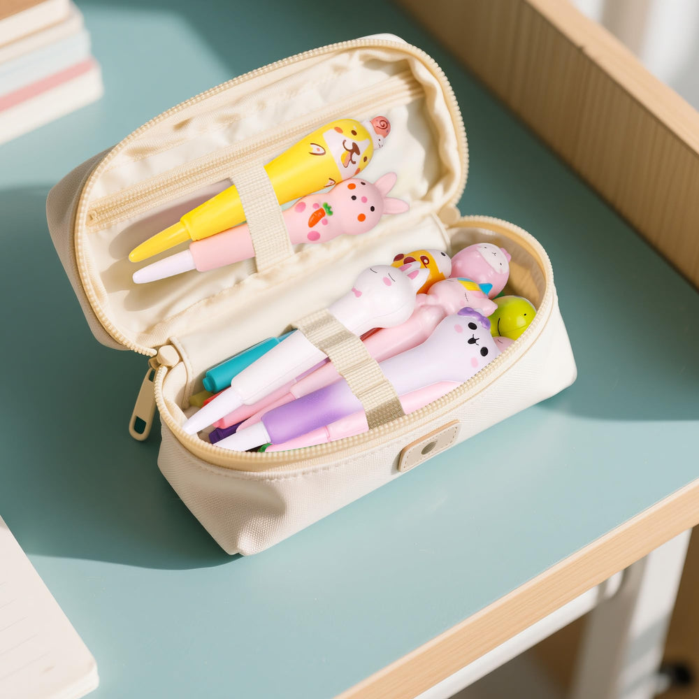 Durable Spoilu pens with kid-proof sponge that resists squeezing