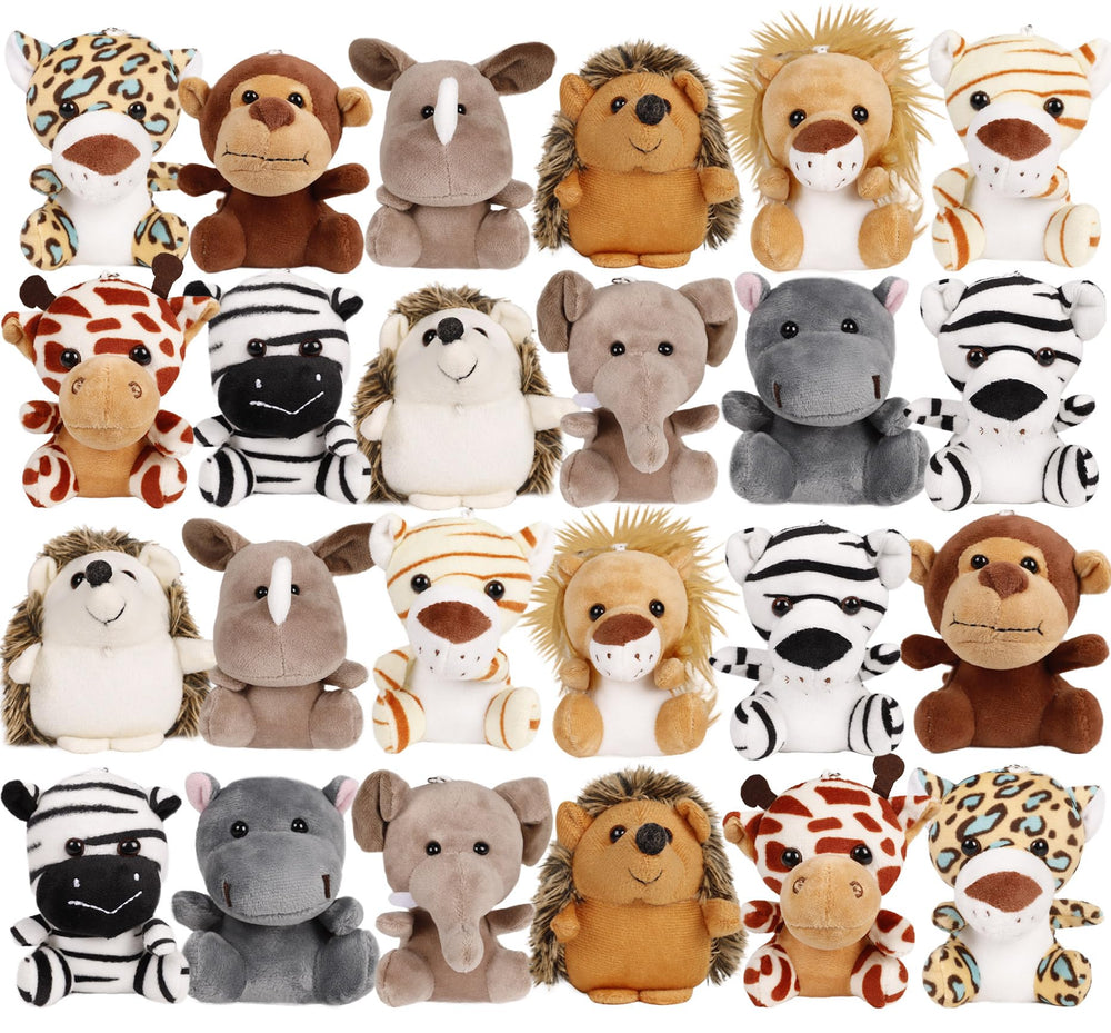 Spoilu small lion plush, soft 4.5-inch cuddle buddy, perfect as party favors and classroom prizes.