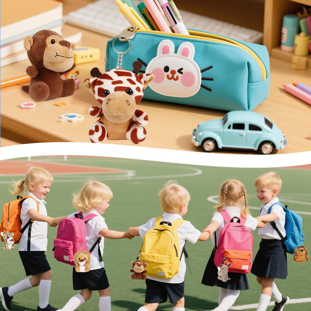 Spoilu small monkey plush, portable friend for imaginative play and stocking stuffers.