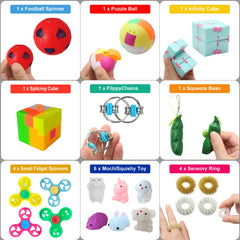 Spolux Fidget Pack plastic mini spinners easy pocket fun