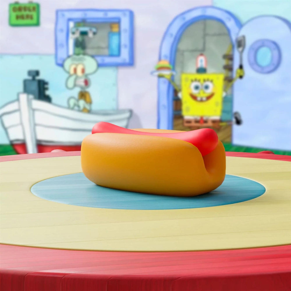 SpongeBob SquarePants barbecue spatulas and tray promote kitchen-themed play.