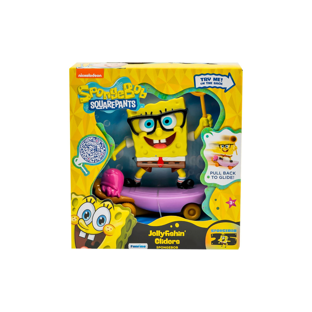 SpongeBob Jelly Fishin Glider jellyfishing mode activation for interactive fun.