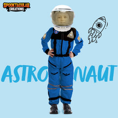 Spooktacular Creations blue astronaut helmet visor for interactive missions