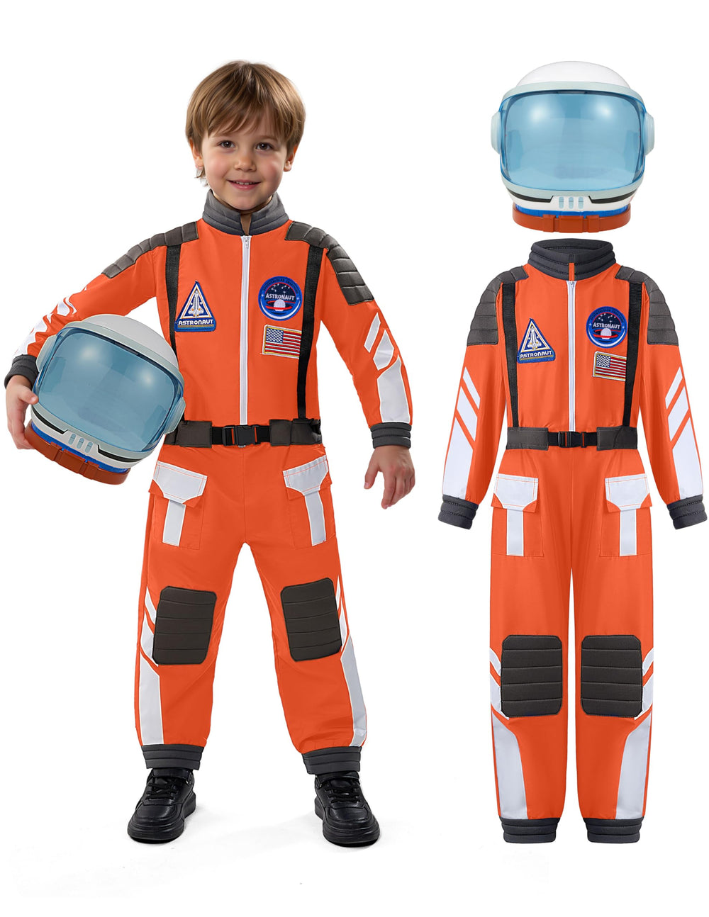 Spooktacular Creations astronaut costume with helmet for imaginative space play