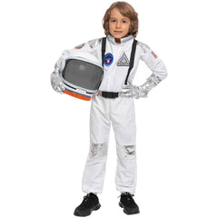Spooktacular Creations astronaut helmet with movable visor for pretend play.