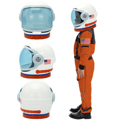 Spooktacular Creations helmet displays USA flag and logo for authentic space-themed costumes