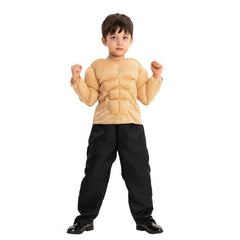 Spooktacular Creations body builder costume size chart, helps kids pick the right fit