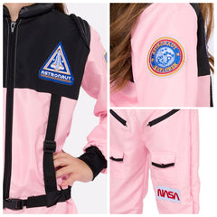 Spooktacular Creations easy-care space suit for quick cleanups after adventures.