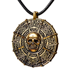 Spooktacular Creations Halloween pirate coin necklace pendant for an authentic pirate look.