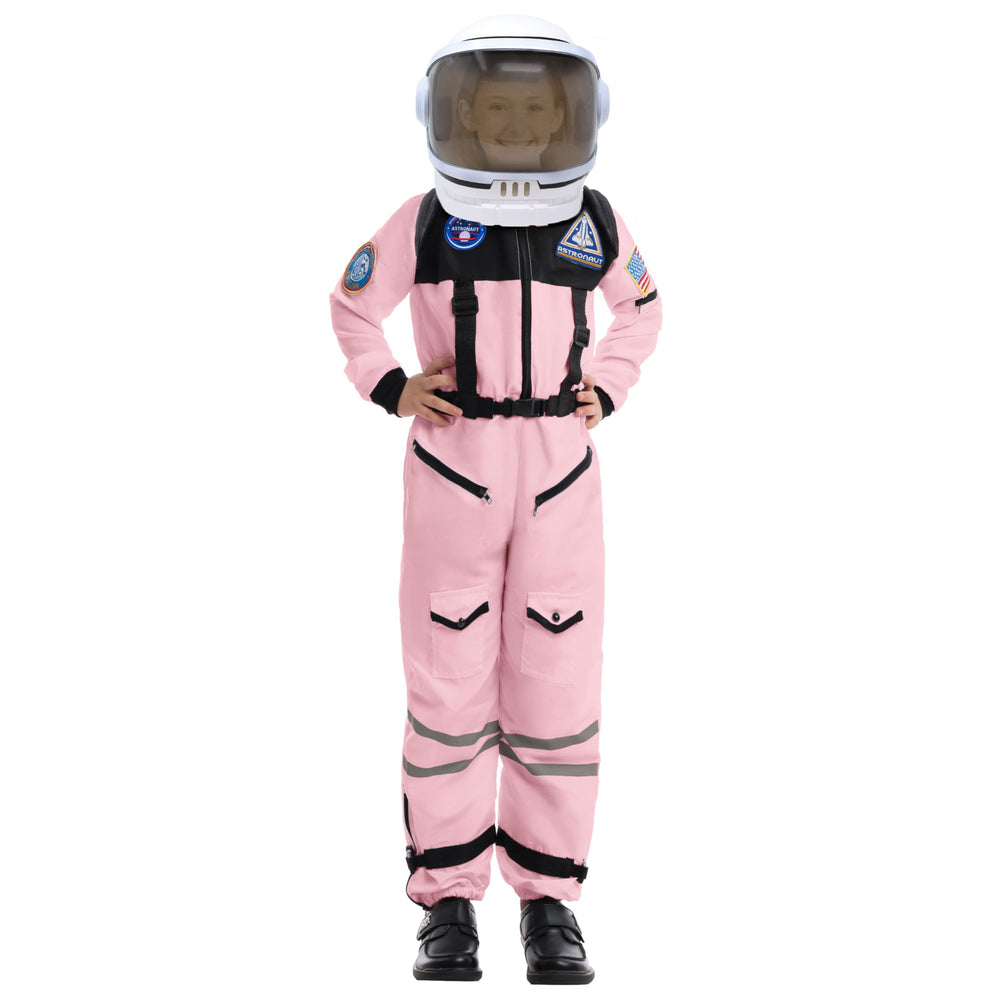 Spooktacular Creations kids space costume detail shows durable stitching and vibrant color.