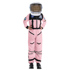 Spooktacular Creations kids space costume detail shows durable stitching and vibrant color.