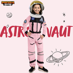 Spooktacular Creations movable visor helmet enhances authentic space role-play.