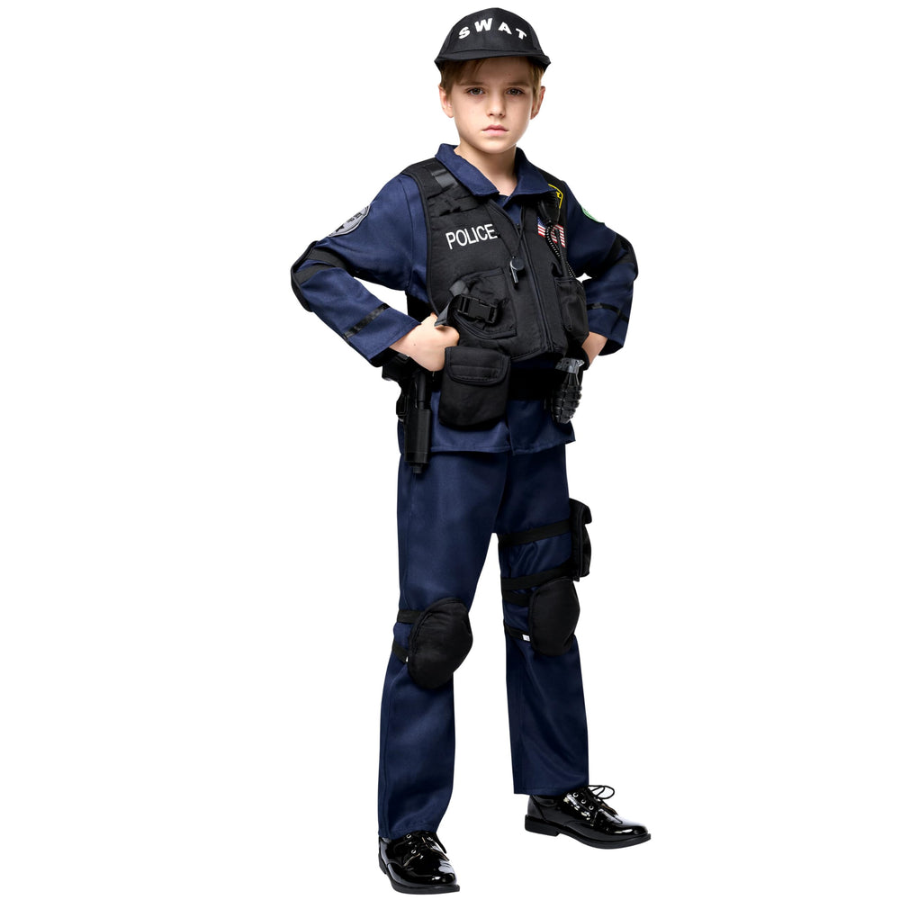 Spooktacular Creations swat pants for kids, flexible fit for active costume play.