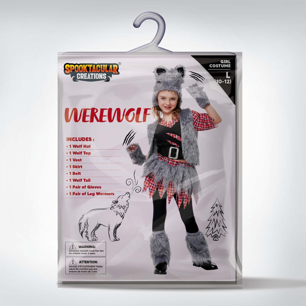 Spooktacular Creations Werewolf tail, adds authentic prop for imaginative costume steps.