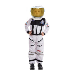 Spooktacular Creations white astronaut space suit front showing easy dressing and iconic look